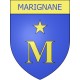 Pegatinas escudo de armas de Marignane adhesivo de la etiqueta engomada