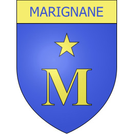 Marignane 13 ville Stickers blason autocollant adhésif