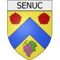 senuc 08 ville Stickers blason autocollant adhésif