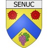 senuc 08 ville Stickers blason autocollant adhésif