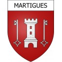 Stickers coat of arms Martigues adhesive sticker