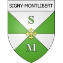 signy-montlibert 08 ville Stickers blason autocollant adhésif