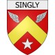 singly 08 ville Stickers blason autocollant adhésif