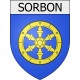 sorbon 08 ville Stickers blason autocollant adhésif