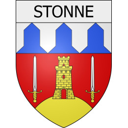 stonne 08 ville Stickers blason autocollant adhésif