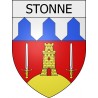 stonne 08 ville Stickers blason autocollant adhésif