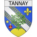 tannay 08 ville Stickers blason autocollant adhésif