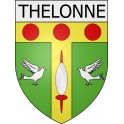 thelonne 08 ville Stickers blason autocollant adhésif