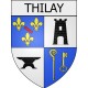 thilay 08 ville Stickers blason autocollant adhésif