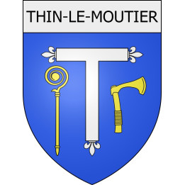 thin-le-moutier 08 ville Stickers blason autocollant adhésif