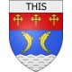 this 08 ville Stickers blason autocollant adhésif