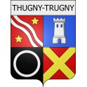 thugny-trugny 08 ville Stickers blason autocollant adhésif