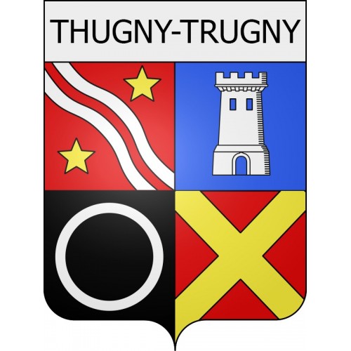 thugny-trugny 08 ville Stickers blason autocollant adhésif