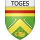 toges 08 ville Stickers blason autocollant adhésif
