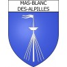 Mas-Blanc-des-Alpilles 13 ville Stickers blason autocollant adhésif