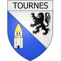 tournes 08 ville Stickers blason autocollant adhésif