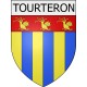  tourteron 08 ville Stickers blason autocollant adhésif