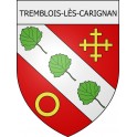 tremblois-lès-carignan 08 ville Stickers blason autocollant adhésif