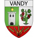 vandy 08 ville Stickers blason autocollant adhésif