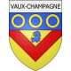 vaux-champagne 08 ville Stickers blason autocollant adhésif