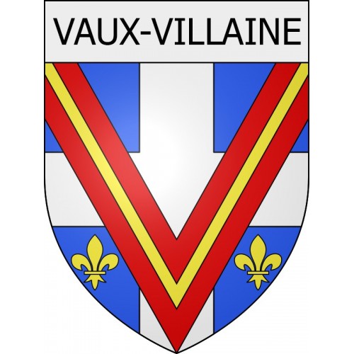 vaux-villaine 08 ville Stickers blason autocollant adhésif