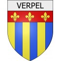 verpel 08 ville Stickers blason autocollant adhésif