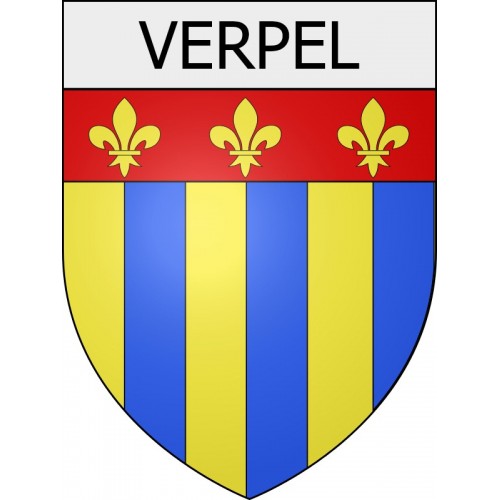 verpel 08 ville Stickers blason autocollant adhésif