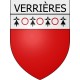 verrières 08 ville Stickers blason autocollant adhésif
