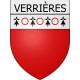 verrières 08 ville Stickers blason autocollant adhésif