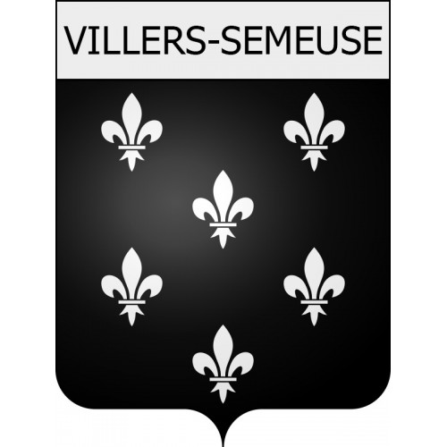 villers-semeuse 08 ville Stickers blason autocollant adhésif