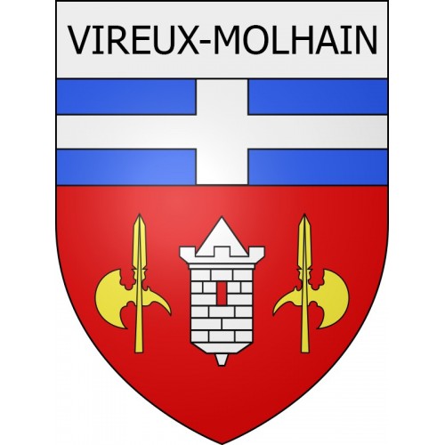 vireux-molhain 08 ville Stickers blason autocollant adhésif