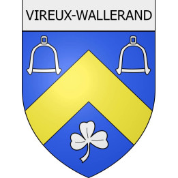 Vireux-Wallerand Sticker wappen, gelsenkirchen, augsburg, klebender aufkleber