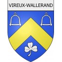 Adesivi stemma Vireux-Wallerand adesivo