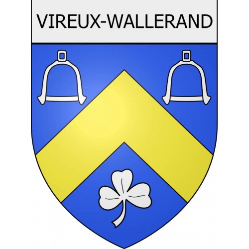 Vireux-Wallerand 08 ville Stickers blason autocollant adhésif