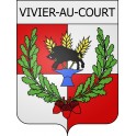 vivier-au-court 08 ville Stickers blason autocollant adhésif