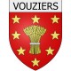 vouziers 08 ville Stickers blason autocollant adhésif