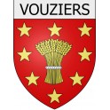 vouziers 08 ville Stickers blason autocollant adhésif