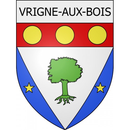 vrigne-aux-bois 08 ville Stickers blason autocollant adhésif