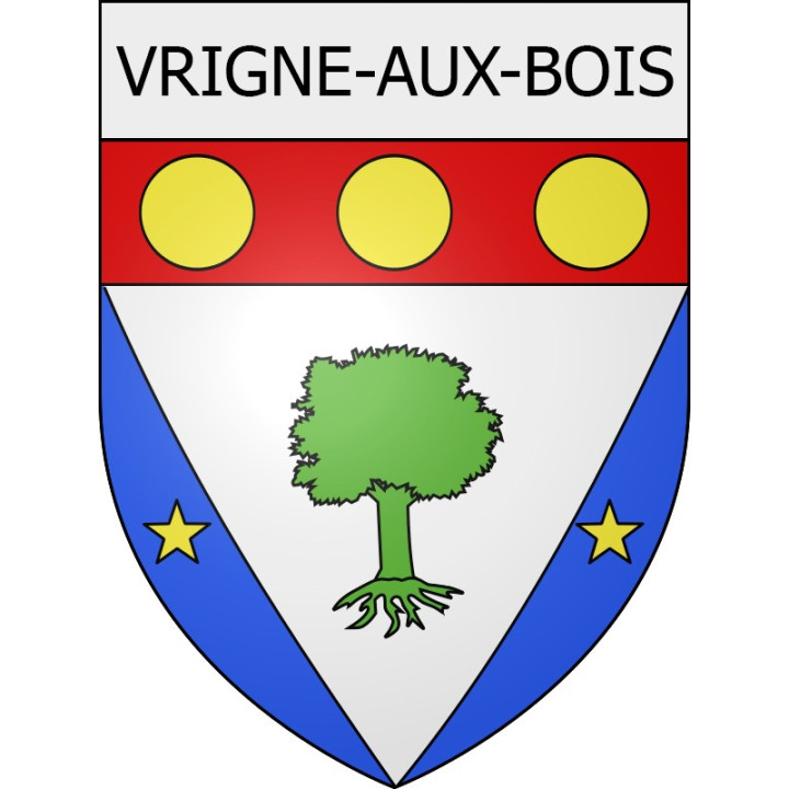 Stickers coat of arms Voncq adhesive sticker