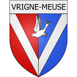 Pegatinas escudo de armas de Voncq adhesivo de la etiqueta engomada