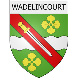 wadelincourt 08 ville Stickers blason autocollant adhésif