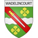 wadelincourt 08 ville Stickers blason autocollant adhésif