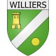 Warcq Sticker wappen, gelsenkirchen, augsburg, klebender aufkleber