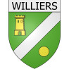Stickers coat of arms Warcq adhesive sticker
