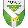 Stickers coat of arms Yoncq adhesive sticker