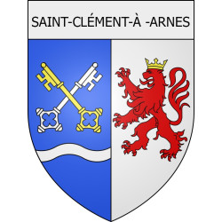 saint-clément-à-arnes 08 ville Stickers blason autocollant adhésif