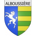 alboussière 07 ville Stickers blason autocollant adhésif