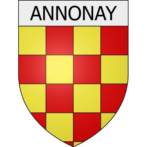 annonay 07 ville Stickers blason autocollant adhésif