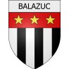 Stickers coat of arms Balazuc adhesive sticker