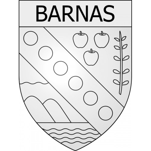 barnas 07 ville Stickers blason autocollant adhésif
